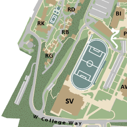 Western Washington University Map Wwu Campus Map